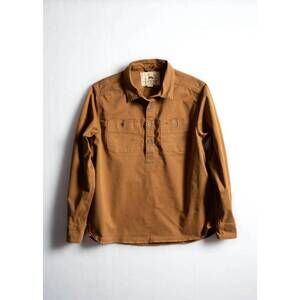 NEW IRON & RESIN men's popover shirt in tan